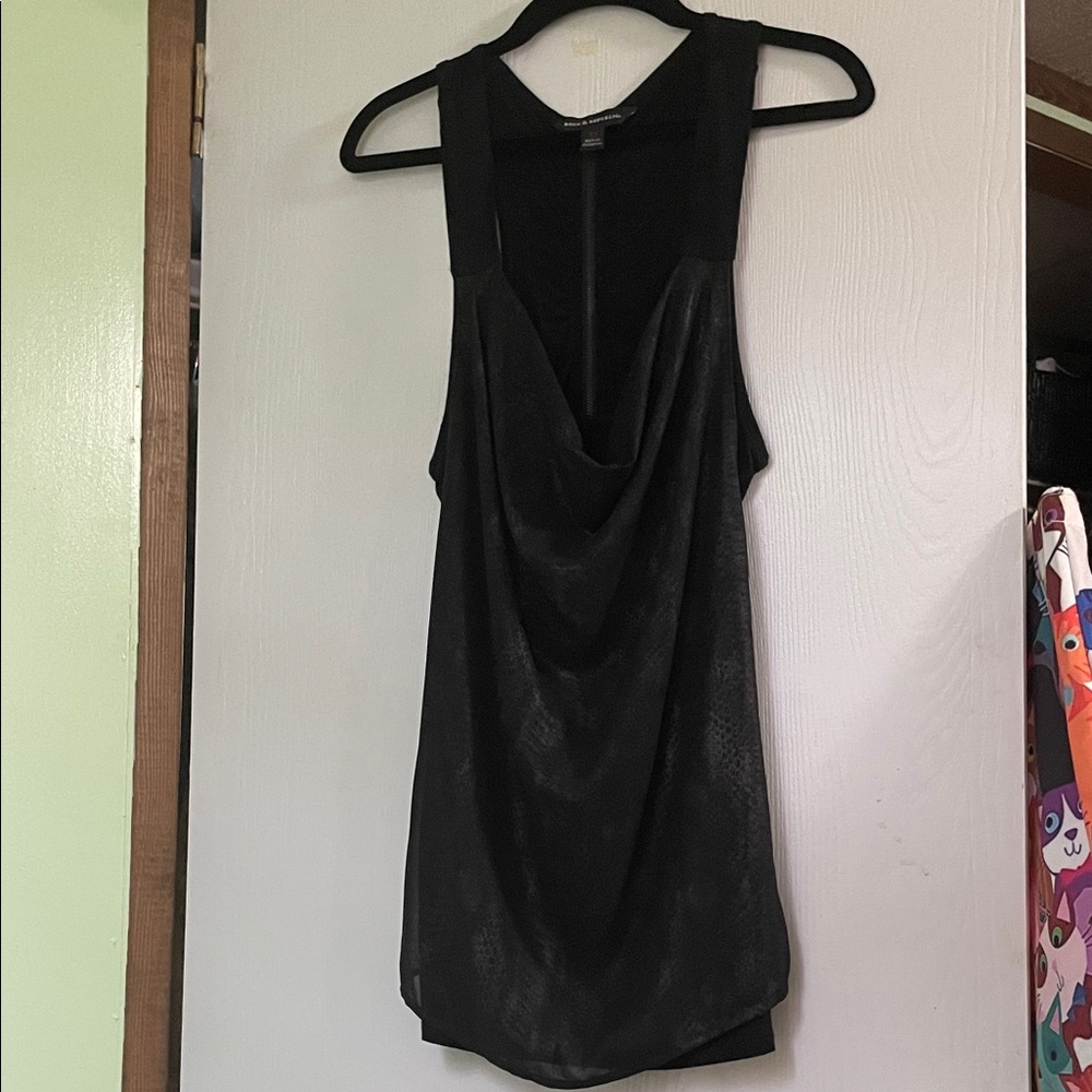 Rock & Republic Black Sleeveless Blouse